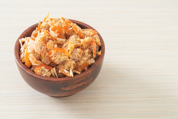 dried shrimps or dried salted prawn