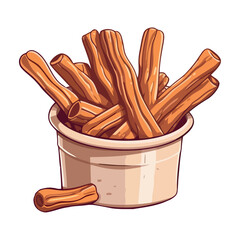 Hand drawn vector of gourmet snacks