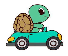 Baby Turtle Driving Toy Car