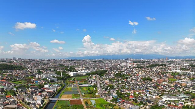 梅雨の晴れ間のパイパーラプス空撮