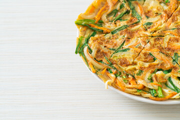 Pajeon or Korean pancake or Korean pizza