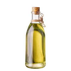 olive oil bottle isolated