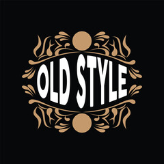 Decorative Typography Vintage Line Design, Vector Illustration, Luxury Label And Badge Ornament, Elegant Retro Style Ribbon