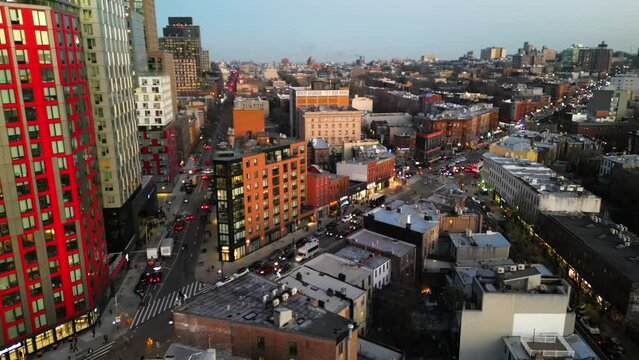 Aerial Shot of Flatbush at Twighlight Hours - Pt. 1