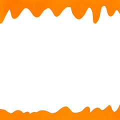 orange background with frame