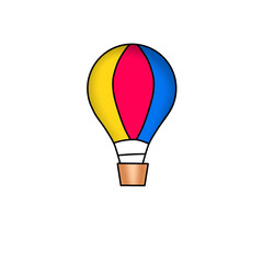Obraz premium light bulb balloon