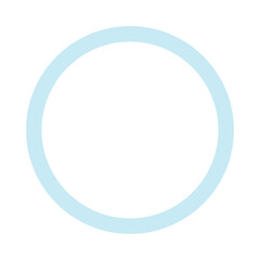 abstract blue circle