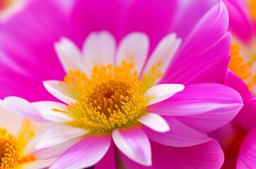 Fototapeta premium A blooming pink flower 