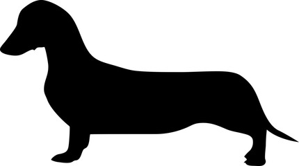 silhouette of a dog