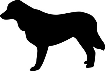 dog silhouette vector