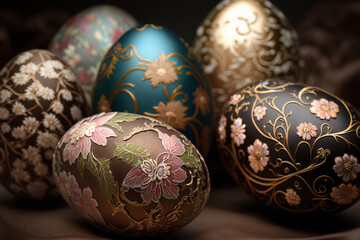 Decorated Easter eggs