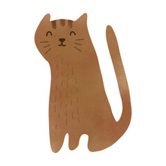 cats, cat hand drawn icon art illustration, animals