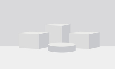 Fototapeta premium cosmetic background for product minimal scene, product background scene vector, product presentation, product promotion, background for product display