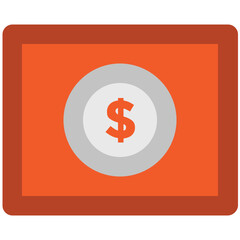 Download flat rounded icon of web page