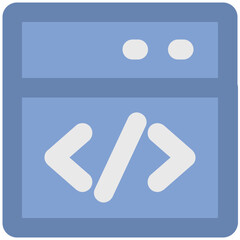 Download flat rounded icon of web page