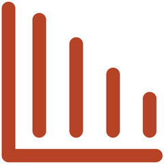 Flat icon of signals, wireless connection 