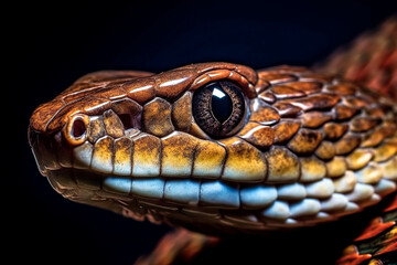 Fototapeta premium close up of a snake