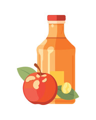 Fresh organic apple, symbol of healthy eating