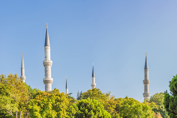 The Blue Mosque, Sultanahmet Camii, Istanbul, Turkey