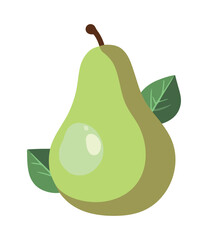 Juicy pear, symbol of healthy eating