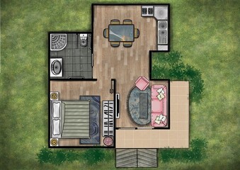 Plan house 