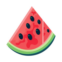 watermelon slice fresh organic