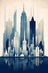graphic city buildings