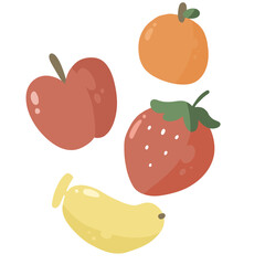 mixfruit cute character design
