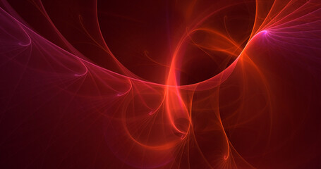 Fototapeta premium 3D rendering abstract technology fractal background