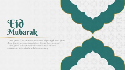 Gardinen Vector arabic islamic elegant background with decorative islamic arch © Semar Design