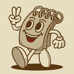 Notebook mascot character