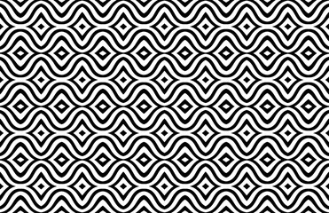 black and white seamless pattern textile element texture background.