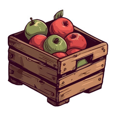 Fresh, ripe fruits in a healthy basket