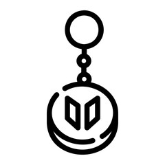 keychain Line Icon