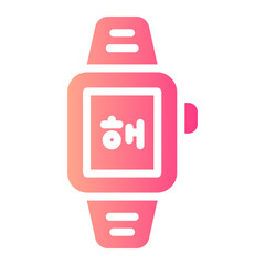 wristwatch Gradient icon