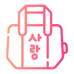 totebag Line Gradient Icon