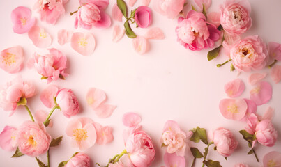 Obraz na płótnie Canvas colorful spring rose flower , Generative Ai 