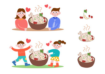 삼계탕과 Korean food