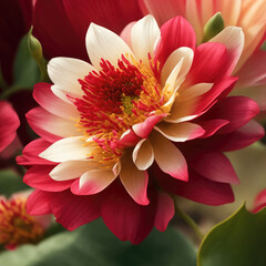 Beautiful dahlia flower close-up.