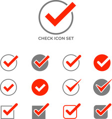 checkmark icon set
