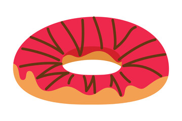 Delicious ring donuts cartoon illustration vector illustrations for your work logo, merchandise t-shirt, stickers and label designs, poster, greeting cards advertising business company or brands