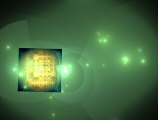 Imaginatory fractal abstract background Image
