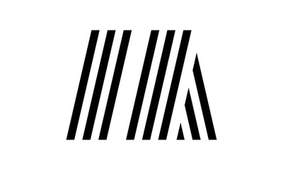 Abstract Initial Letter M Logo