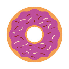 Delicious ring donuts cartoon illustration vector illustrations for your work logo, merchandise t-shirt, stickers and label designs, poster, greeting cards advertising business company or brands