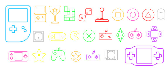 Retro Neon Arcade Graphic 2