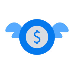 Vector business elements background in flat style