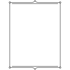 Rectangle line vintage frames border decorations.