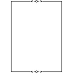 Rectangle line vintage frames border decorations.