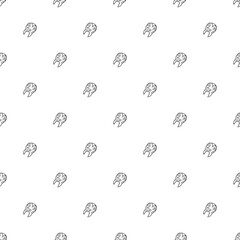 Seamless fish pattern. Drawn fish background. Seafood illustration