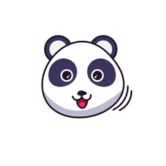 Vector cute animal sticker